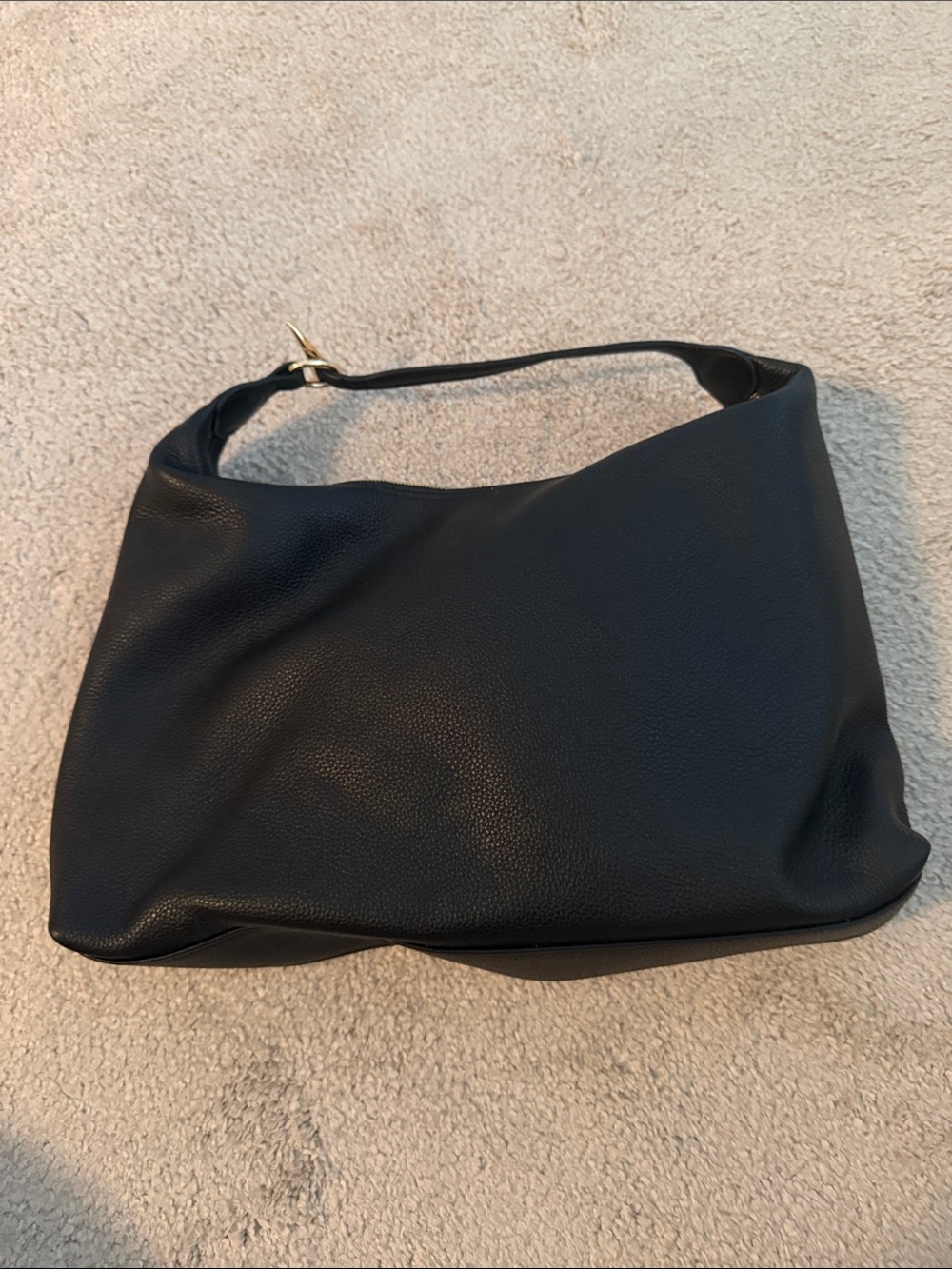Little Liffner Black Pebbled Leather Bag